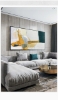 Picture of ABSTRACT ART #4-(Glitter） - Framed Canvas Print Art  