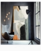 Picture of ABSTRACT ART #6 (Leisure)-- Framed Canvas Print Art  
