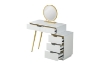 Picture of JASMINE 31.4"- 45.6"Extendable Vanity With Lighted/Adjustable Mirror and Stool
