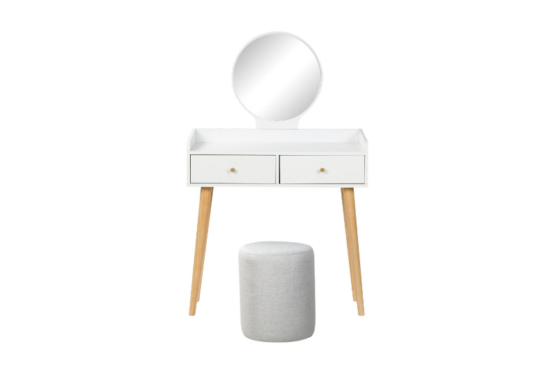 Picture of ALICE 80 Dresser with Stool (White)