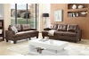 Picture of KNOLLWOOD Sofa Set In Brown Air  Leather