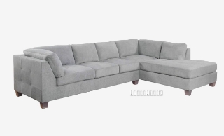 Picture of NEWTON Sectional SOFA *LIGHT GREY* CHAISE FACING RIGHT