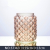 Picture of Brush Gold PINEAPPLE Vase - #57363