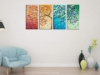 Picture of Season of Tree 4 panels Canvas Print Wall Art -TIC101