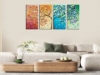 Picture of Season of Tree 4 panels Canvas Print Wall Art -TIC101