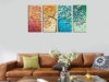 Picture of Season of Tree 4 panels Canvas Print Wall Art -TIC101