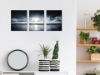 Picture of DAWN BEACH 3 Panel Canvas Print -BD101