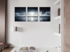 Picture of DAWN BEACH 3 Panel Canvas Print -BD101