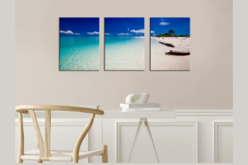 Picture of SUMATRA BEACH 3Panel Canvas Print Wall Art -SB101