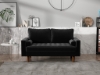 Picture of WALLUX Steel Frame Sofa Range--Sofa + Love Seat (Black)