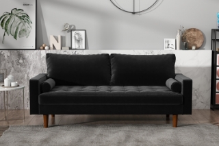 Picture of WALLUX  SOFA RANGE--SOFA (BLACK)
