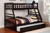 Picture of KEAN Single-Double Bunk Bed (Espresso) - Bed Frame Only