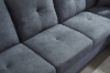 Picture of NEBULA Sectional Sofa with Storage Ottoman & Drop-Down Console (Dark Grey) - Facing Left