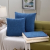 Picture of 2-in-1 Multifunction Throw Pillow & Cotton Blanket/ Quilt *Large Size *Blue