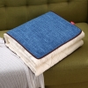 Picture of 2-in-1 Multifunction Throw Pillow & Cotton Blanket/ Quilt *Large Size *Blue