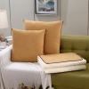 Picture of 2-in-1 Multifunction Throw Pillow & Cotton Blanket/ Quilt *Large Size *Yellow