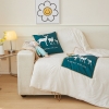 Picture of 2-in-1 Multifunction Throw Pillow & Cotton Blanket/ Quilt * Green Deer