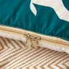 Picture of 2-in-1 Multifunction Throw Pillow & Cotton Blanket/ Quilt * Green Deer