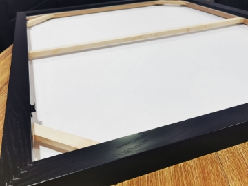 Picture of BEN LOMOND QUEENSTOWN NEW ZEALAND - Wood Color Framed Canvas Print Wall Art (200cm x 70cm) (3 Panels)