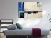 Picture of ABSTRACT ART (ILLUSION II) - Frameless Canvas Print Wall (120cm x 80cm)