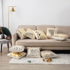 Picture of GOLD Collection Bronzing Gold fabric Pillow with Inner Assorted 45X45cm - Cushion 36628