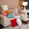 Picture of FLUFFY EMBROIDERY Pillow Cushion with Inner Assorted 45x45cm