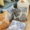 Picture of PALM LEAVES 3D JACQUARD Pillow Cushion with Inner Assorted Sizes