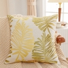 Picture of PALM LEAVES 3D JACQUARD Pillow Cushion with Inner Assorted Sizes