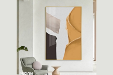 Picture of ABSTRACT ART #7 -- Framed Canvas Print Art 