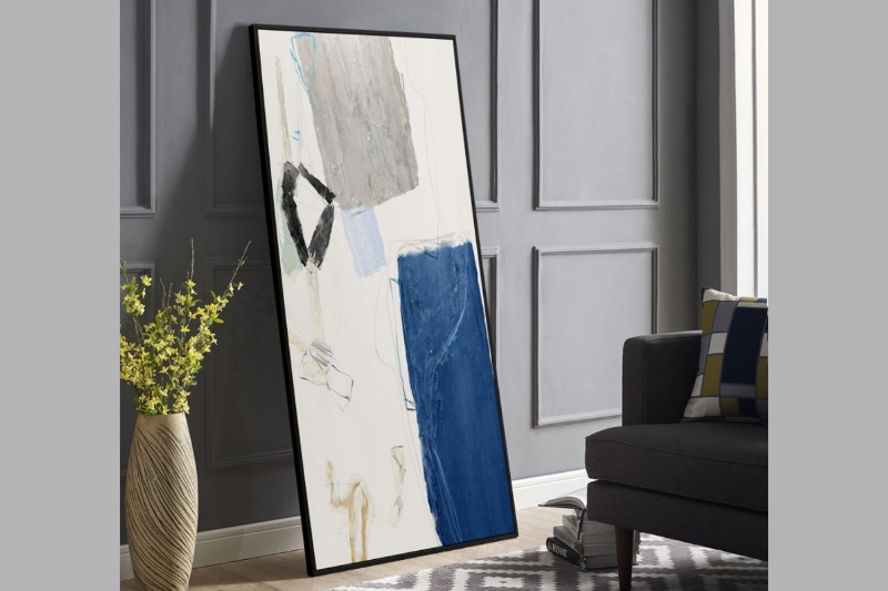 Picture of ABSTRACT ART #5 (Blank)-- Framed Canvas Print Art 