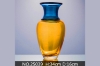 Picture of Large Blue and Gold Flural Vase--#25039