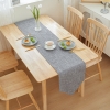Picture of Linen Table Runner 30x240cm Silver Grey