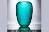 Picture of Medium Blue Green Wave Vase--#14013 