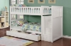 Picture of JENAFIR Twin Over Twin Bunk Bed (White)