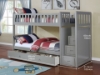 Picture of JENAFIR Twin Over Twin Bunk Bed(Grey)