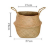 Picture of SEAGRASS Belly Basket/ Floor Planter/ Storage Belly Basket in Natural Color Assorted Sizes