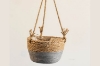 Picture of GREY DRIP Natural Jute Rope Hanging Planter Basket