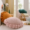Picture of ROUND HAND-KNITTED TASSEL CUSHION WITH INNER (Dia 19.6") - PINK