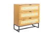 Picture of SAILOR 3-Drawer Chest with Rattan (Oak)