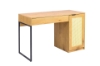 Picture of SAILOR 120 1 Door 1 Drawer Office Desk with Rattan (Oak)