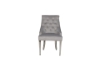 Picture of DARCY Velvet Dining Chair with Stainless Steel Legs (Gray)