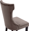 Picture of JORDAN Tufted Winged Back Dining Chair (Taupe)