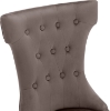 Picture of JORDAN Tufted Winged Back Dining Chair (Taupe)