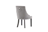 Picture of DARCY Velvet Dining Chair with Wooden Legs (Gray)