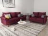 Picture of MAPLEWICK Love Seat (Burgundy) 