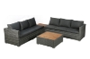 Picture of CONNERY Aluminum Frame Sectional Sofa Set with Coffee Table & Corner Table