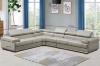 Picture of MAXWELL SECTIONAL AIR LEATHER SOFA (LIGHT GREY)