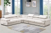 Picture of MAXWELL SECTIONAL AIR LEATHER SOFA (WHITE)