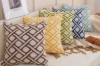 Picture of GEOMETRIC JACQUARD Fabric Pillow Cushion with Inner Assorted 17.5"x17.5"