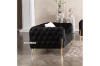 Picture of NORFOLK Button-Tufted Velvet Sofa Range (Black) - Loveseat+Sofa Set